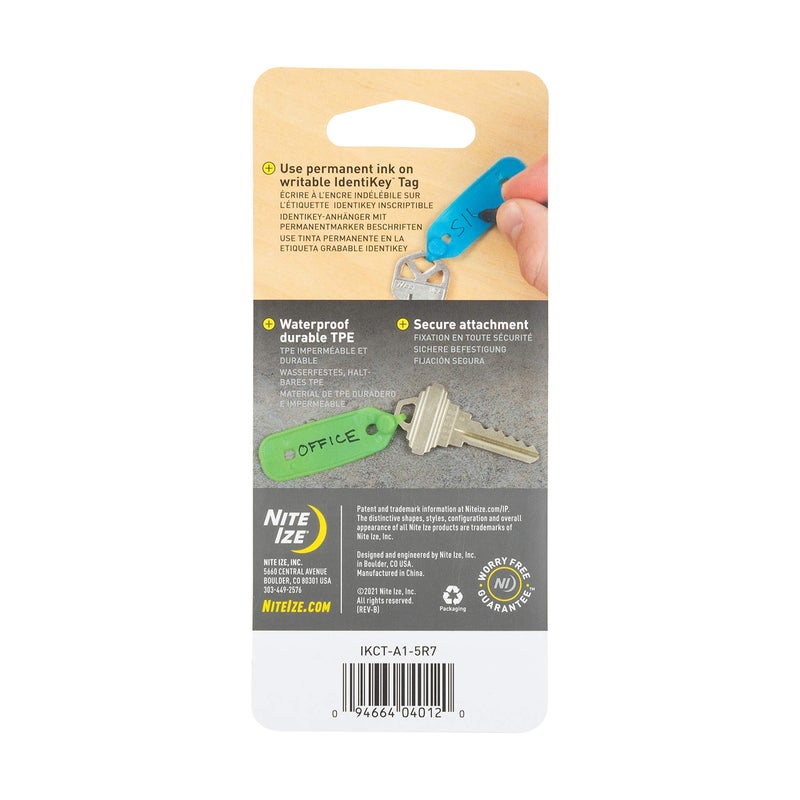 Nite Ize IdentiKey Tags, Quickly Identify Keys With Colorful, Durable Write-On Key Flags, Assorted, 1 Count (Pack of 1) - Image 5